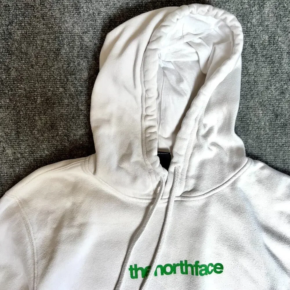 The North Face Hoodie Mens Large White Sweatshirt Fine Alpine Equipment Hiking
